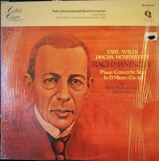 Sergei Vasilyevich Rachmaninoff : Earl Wild, Jascha Horenstein, Royal Philharmonic Orchestra : Piano Concerto No. 3 In D Minor, Op. 30 (LP, Album)