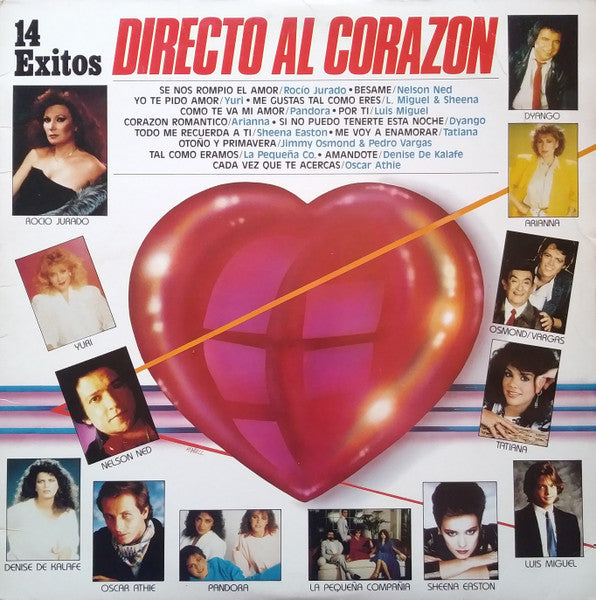 Various : Directo Al Corazon - 14 Exitos (LP, Album, Comp)