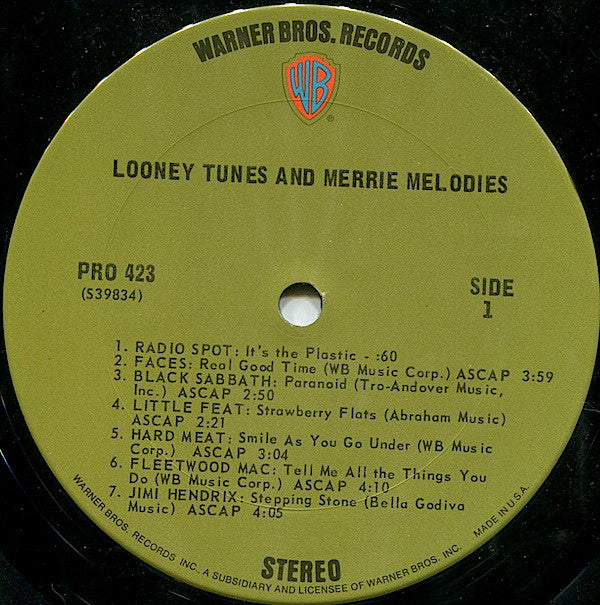 Various : Looney Tunes And Merrie Melodies (3xLP, Comp, San + Box)