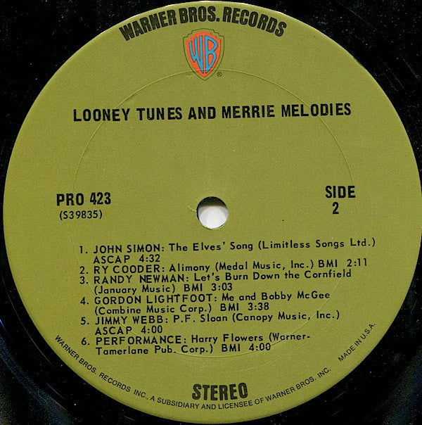 Various : Looney Tunes And Merrie Melodies (3xLP, Comp, San + Box)