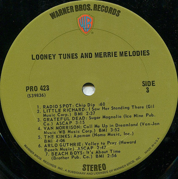 Various : Looney Tunes And Merrie Melodies (3xLP, Comp, San + Box)