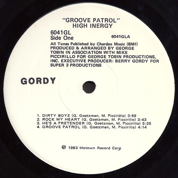 High Inergy : Groove Patrol (LP, Album, Promo)