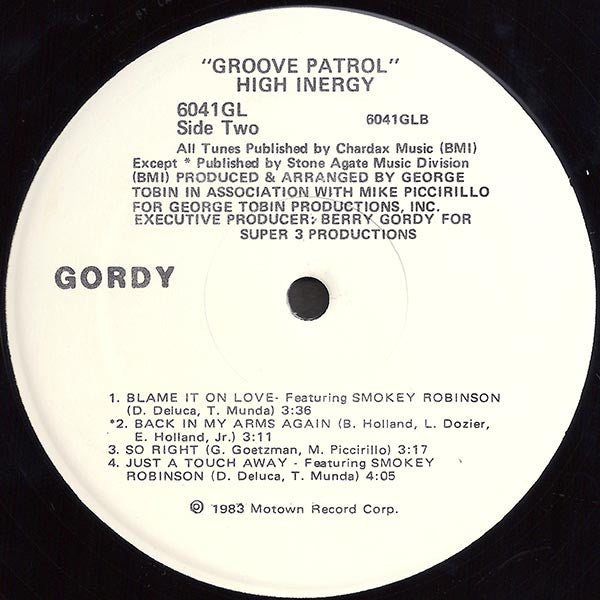 High Inergy : Groove Patrol (LP, Album, Promo)