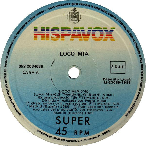 Loco Mia : Loco Mia (12", Maxi)