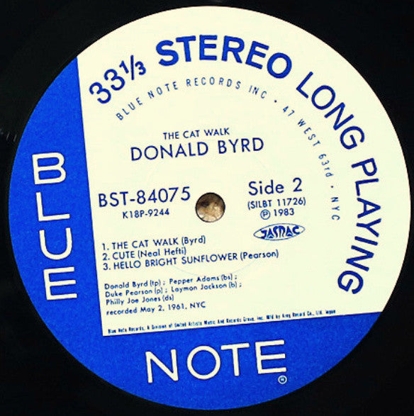 Donald Byrd : The Cat Walk (LP, Album, Ltd, RE)