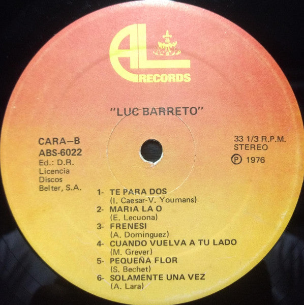 Luc Barreto : Luc Barreto  (LP, Comp)