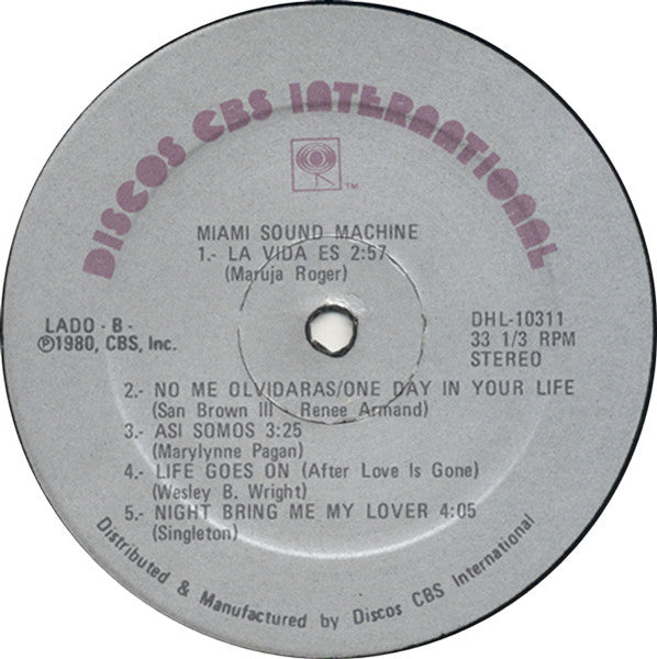 Miami Sound Machine : Miami Sound Machine (LP, Album)