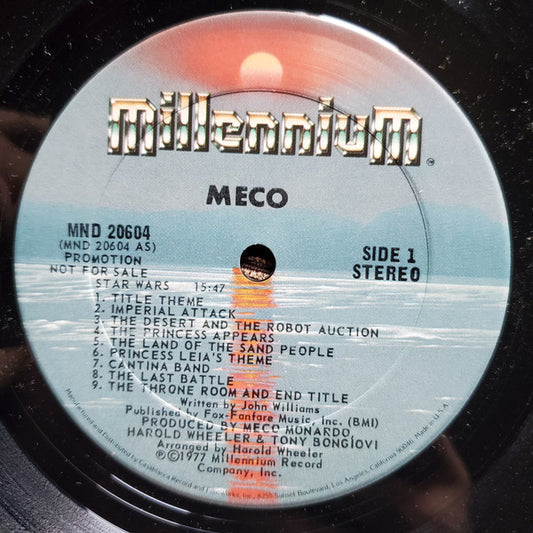 Meco Monardo : Star Wars (12", S/Sided, Promo)