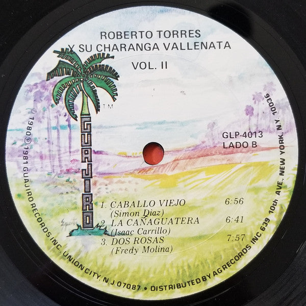 Roberto Torres Y Su Charanga Vallenata : Vol. 2 (LP, Album)