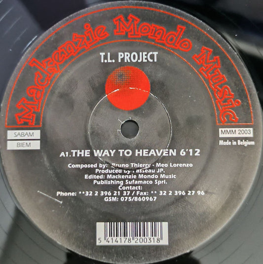 T.L. Project : The Way To Heaven (12")