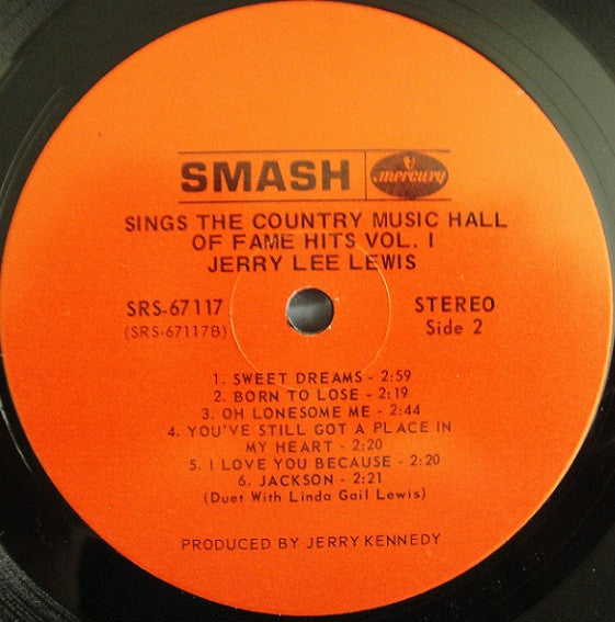 Jerry Lee Lewis : Sings The Country Music Hall Of Fame Hits Vol. 1 (LP, Ind)