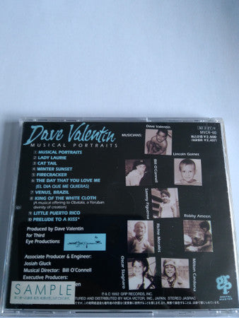 Dave Valentin : Musical Portraits (CD, Album, Promo)