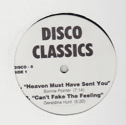 Various : Disco Classics (12", Unofficial)