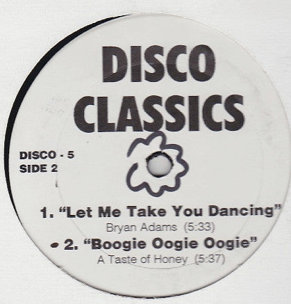Various : Disco Classics (12", Unofficial)