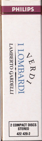 Giuseppe Verdi - Cristina Deutekom, Placido Domingo, Ruggero Raimondi, The Ambrosian Singers, Royal Philharmonic Orchestra, Lamberto Gardelli : I Lombardi (2xCD, Album, RE, RM + Box, Sli)