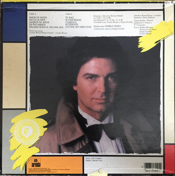 Camilo Sesto : Amanecer/84 (LP, Album)
