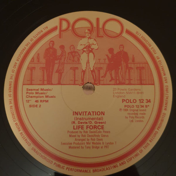 Life Force (2) : Invitation (12")