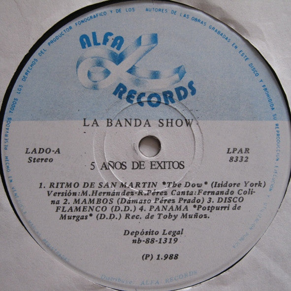 La Banda Show : 5 Años De Exitos (LP, Album)
