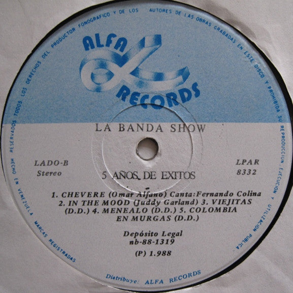 La Banda Show : 5 Años De Exitos (LP, Album)