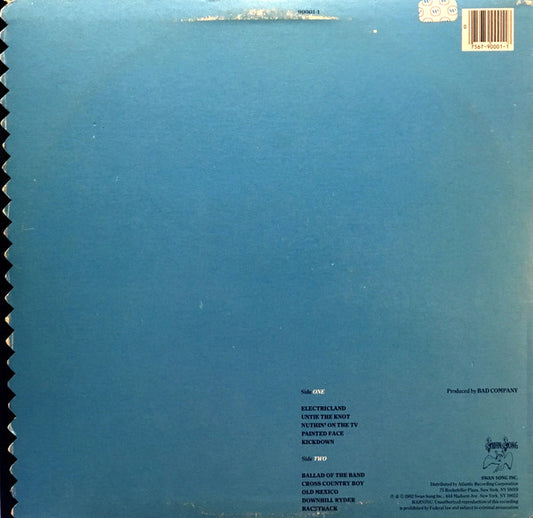 Bad Company - Rough Diamonds vinyl record, LP (Near Mint (NM or M-)) | Lulo Records