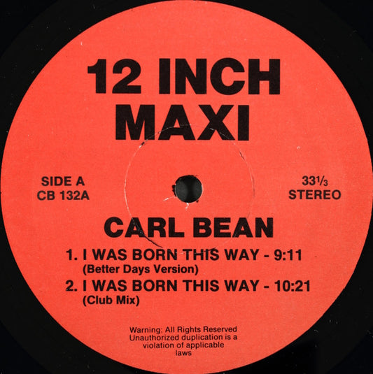 Carl Bean / Cat Stevens : I Was Born This Way / Was Dog A Doughnut (12", Maxi, Unofficial)