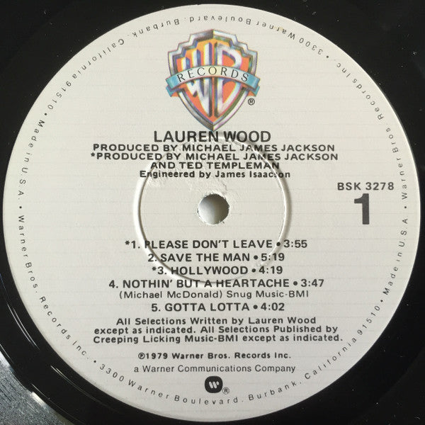 Lauren Wood Featuring Novi Novog & Ernie Eremita : Lauren Wood (LP, Album, Win)