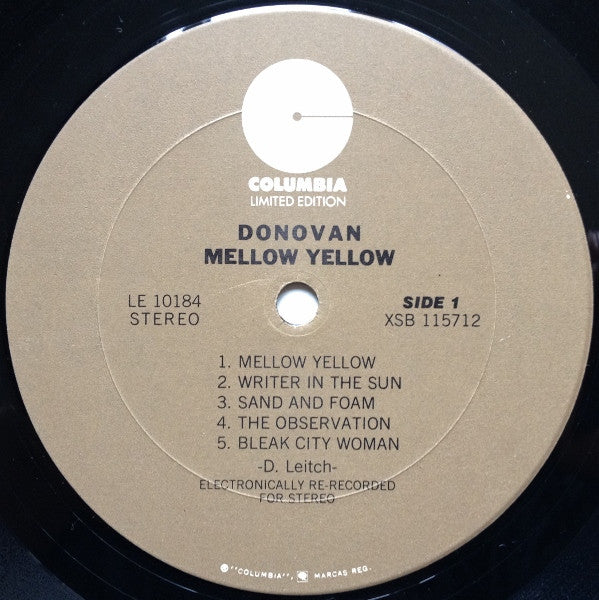 Donovan : Mellow Yellow (LP, Album, RE)