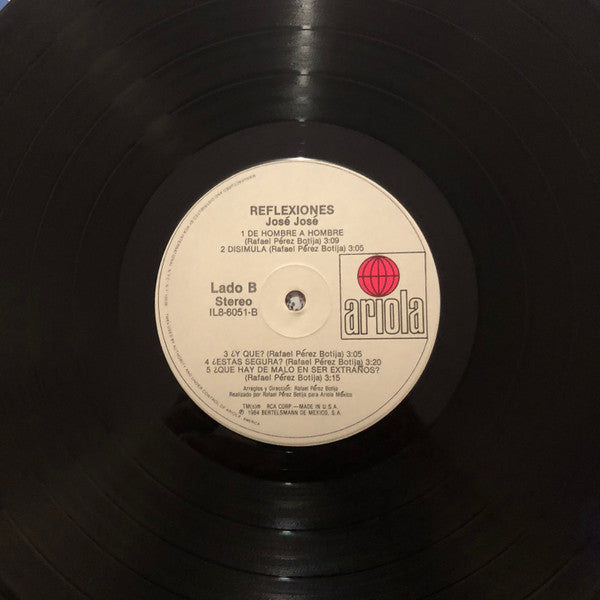 José José : Reflexiones (LP, Album)