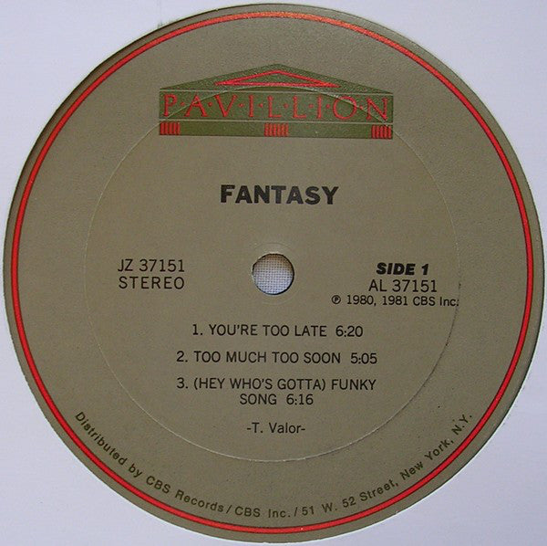 Fantasy (2) : Fantasy (LP, Album)