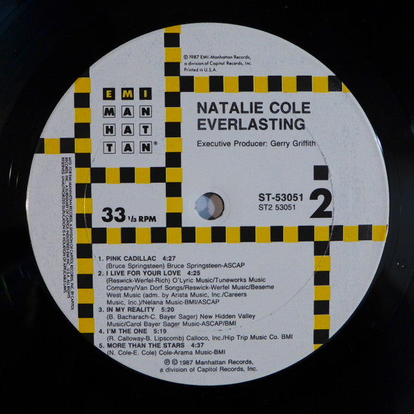 Natalie Cole : Everlasting (LP, Album, RE, Car)