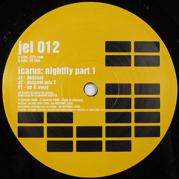 Icarus : Nightfly Part 1 (12")