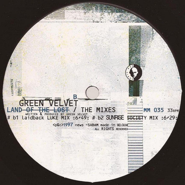 Green Velvet : Land Of The Lost / The Mixes (12")