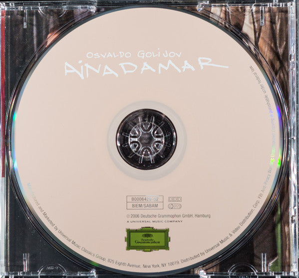 Osvaldo Golijov : Ainadamar (CD, Album)