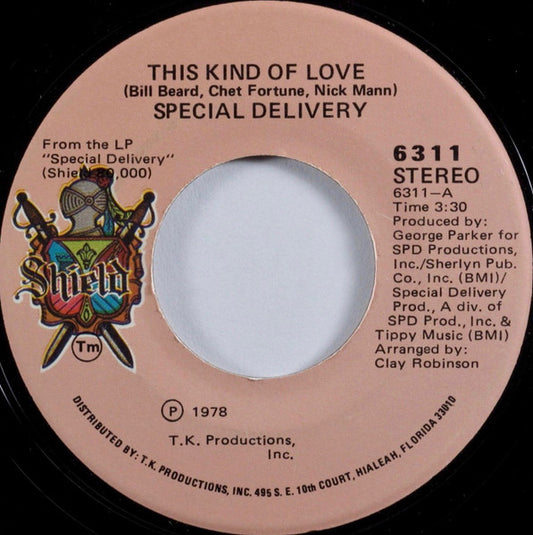 Special Delivery : This Kind Of Love (7")