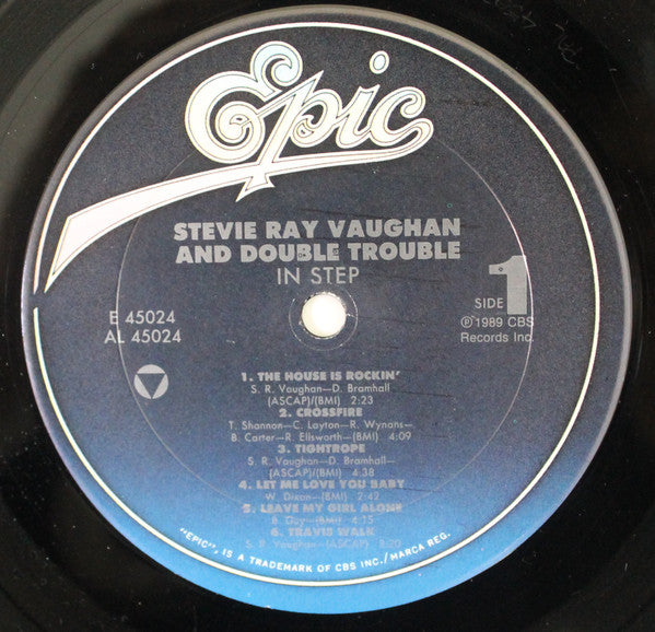 Stevie Ray Vaughan & Double Trouble : In Step (LP, Album)