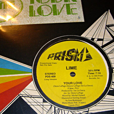 Lime (2) : Your Love (12", Promo)