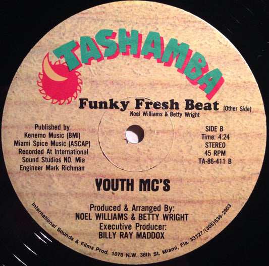 Youth MC's - Funky Fresh Beat vinyl record, 12" (Mint (M)) | Lulo Records