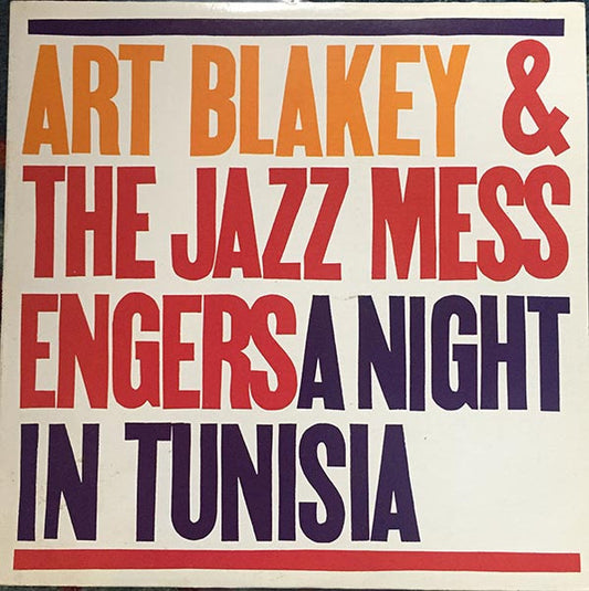 Art Blakey & The Jazz Messengers : A Night In Tunisia (LP, Album, RE)