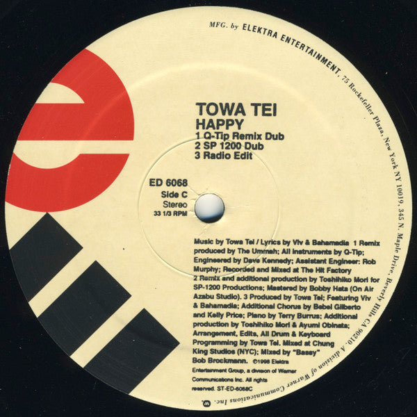 Towa Tei : Happy (2x12", Promo)