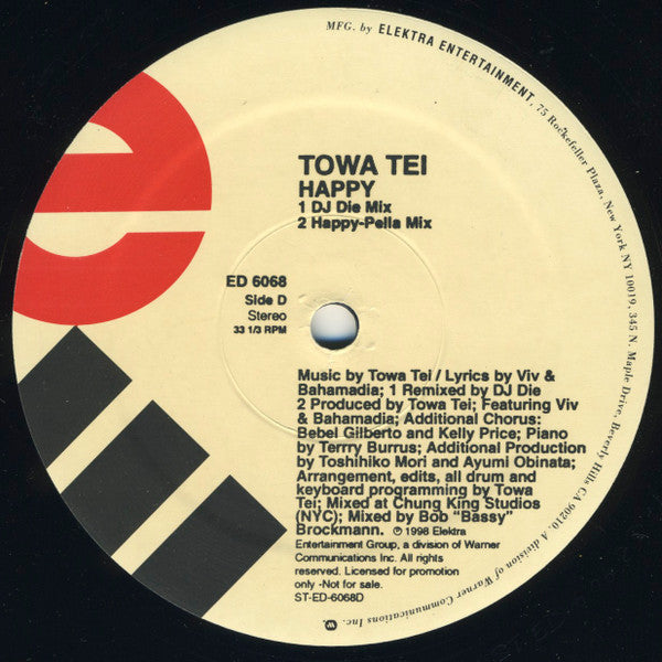 Towa Tei : Happy (2x12", Promo)