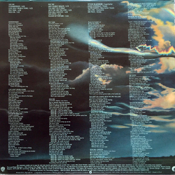 Deep Purple : Stormbringer (LP, Album, Quad)