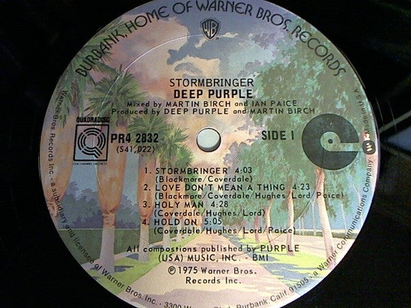Deep Purple : Stormbringer (LP, Album, Quad)