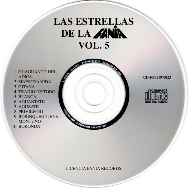 Various : Las Estrellas De La Fania Vol: 5 (CD, Comp)