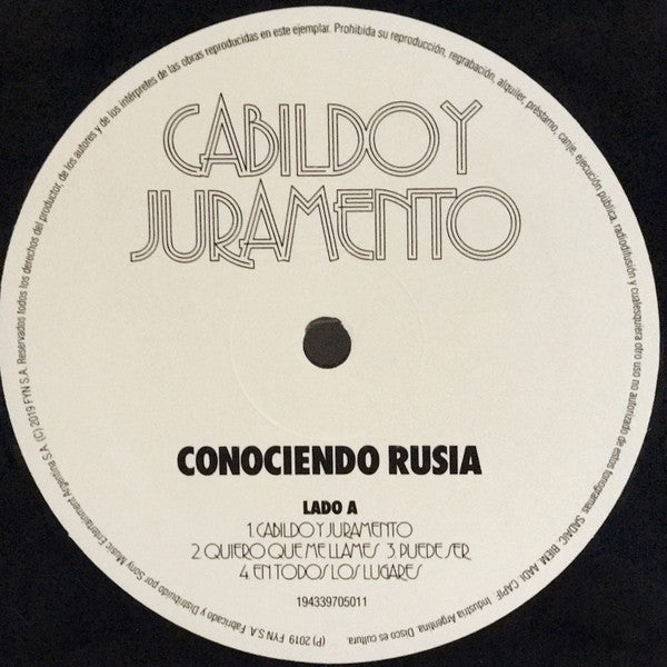 Conociendo Rusia : Cabildo Y Juramento (LP)
