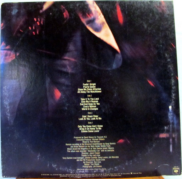 Dave Mason : Certified Live (2xLP, Album, Pit)