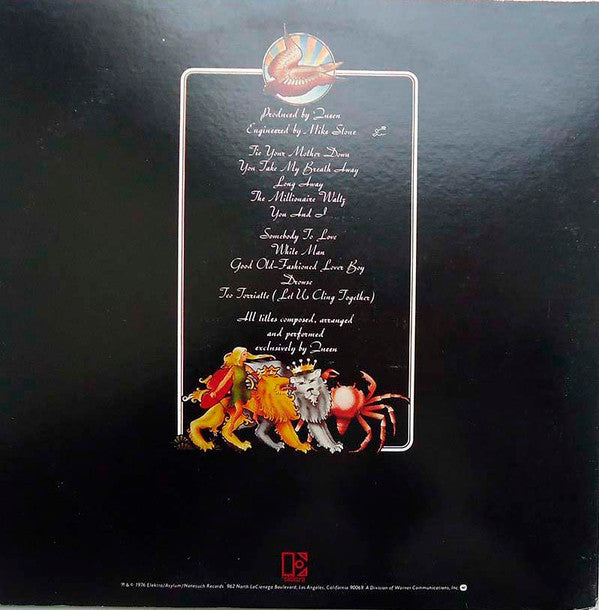 Queen : A Day At The Races = 華麗なるレース (LP, Album, RE)