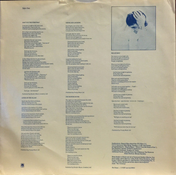 Chris de Burgh : The Getaway (LP, Album, R -)