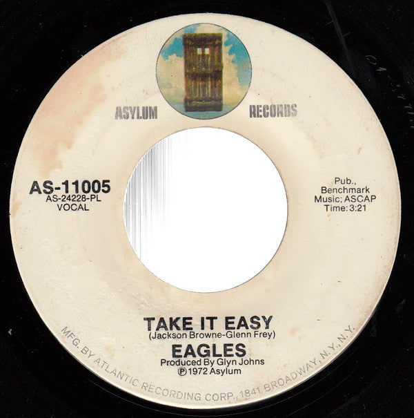 Eagles : Take It Easy (7", Mono, Pla)