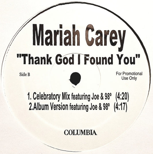 Mariah Carey - Thank God I Found You (Remixes) vinyl record, 12" (Near Mint (NM or M-)) | Lulo Records