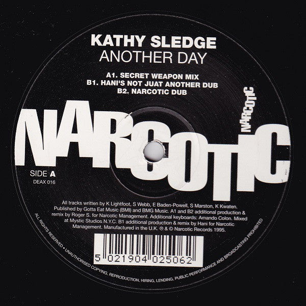 Kathy Sledge : Another Day - The Remixes (12")
